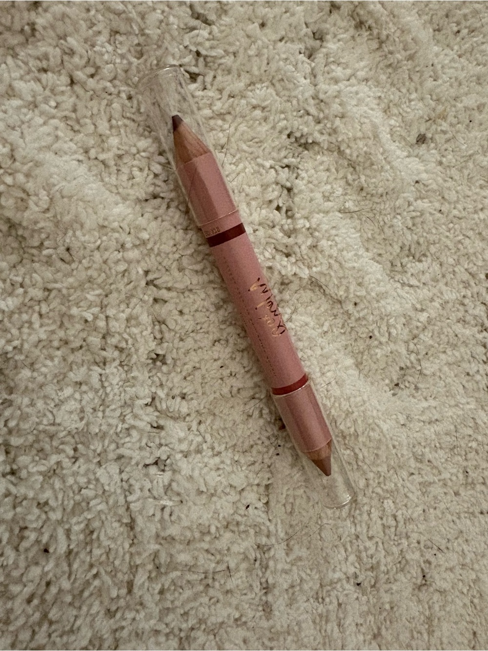 Mally Beauty Dual-Ended Lip Liner & Cheek Pencil in Dusty Rose Pink - “Light”